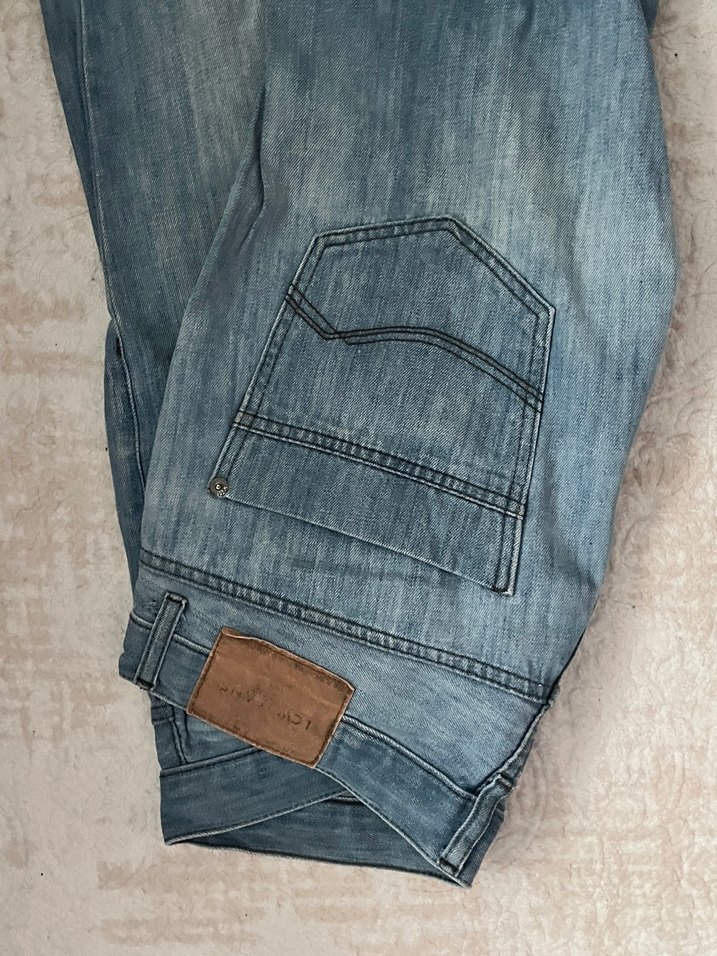 Erkek Mavi Gri Denim Jean Pantolon - Görsel 3