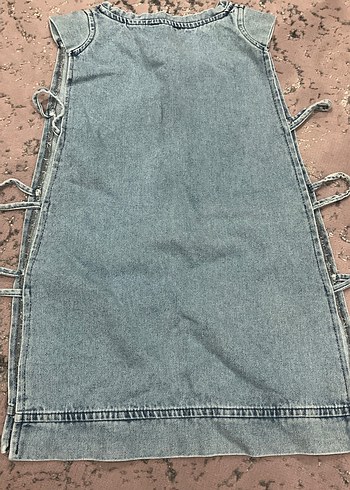 38 Beden Gri Loose Fit Midi Kadın Kot Pantolon