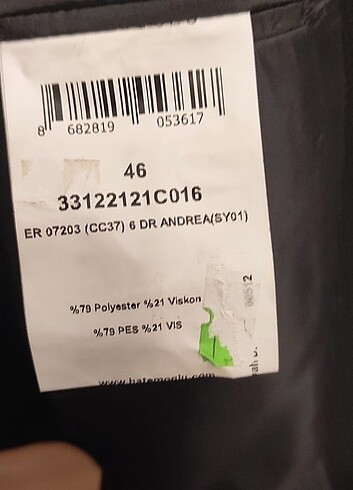 46 Beden Hatemoglu marka takım elbise lacivert renk 