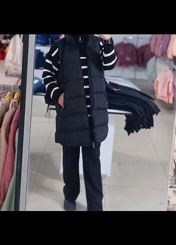 m Beden Siyah şişme yelek