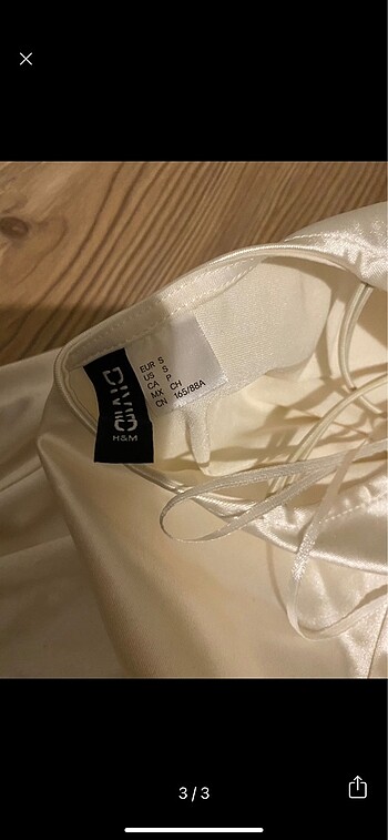 s Beden H&M saten elbise