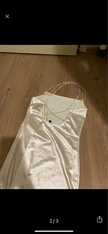 H&M H&M saten elbise
