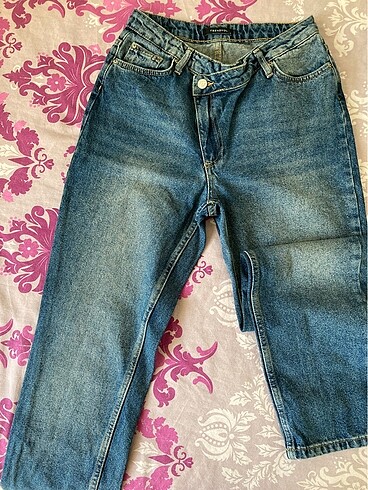 Trendyol & Milla Trendyol&milla çapraz düğmeli boutcut jeans