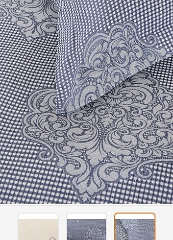 Karaca Home Karaca Indigo Çift kişilik yatak örtüsü