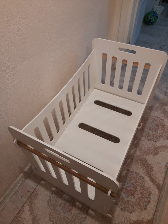 sallanabilir bebek yatağı beşik - Görsel 3