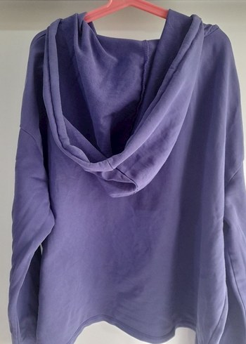 crop kapüşonlu sweat - Görsel 4