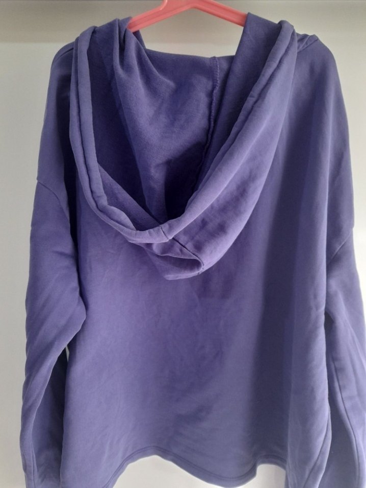 crop kapüşonlu sweat - Görsel 4