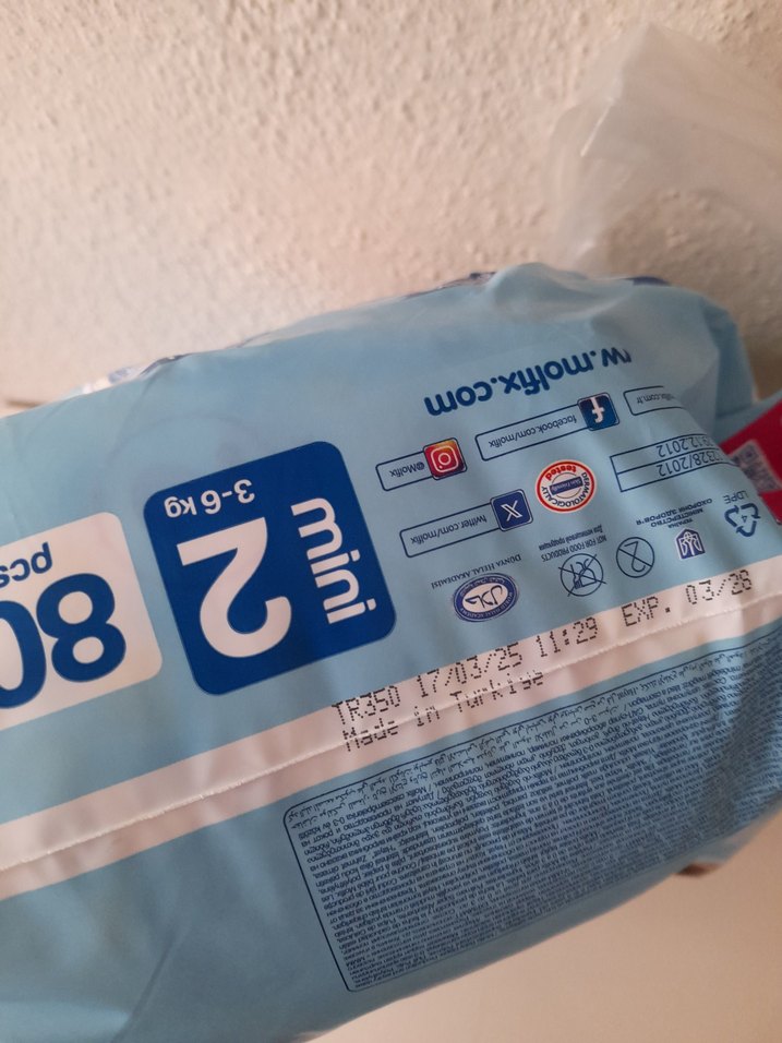 Molfix 2 numara bebek bezi - Görsel 3