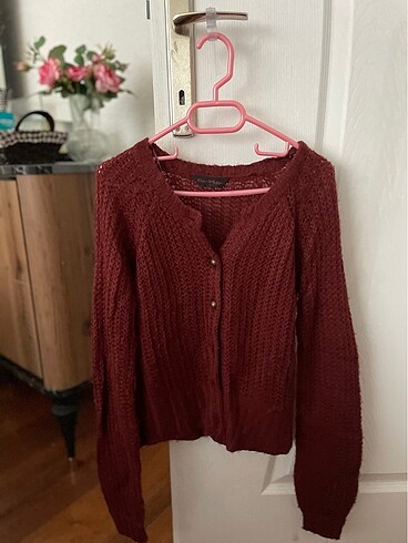 Zara Bordo hırka
