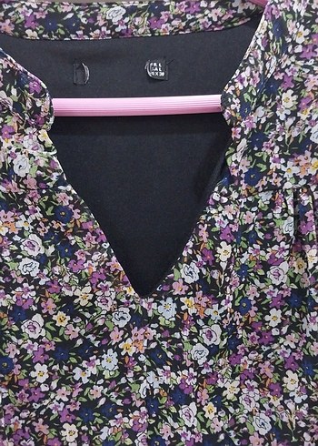 Çiçek Desenli Uzun Bohem Elbise - Görsel 2