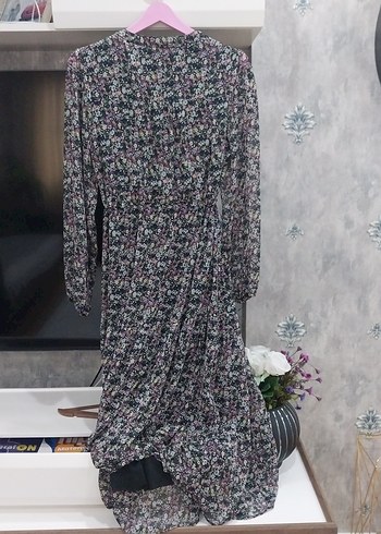 Çiçek Desenli Uzun Bohem Elbise - Görsel 4