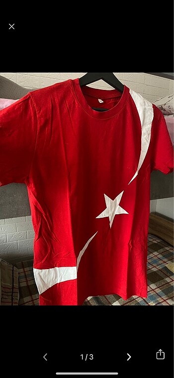 TURKIYE AY YILDIZ BASKILI TISORT