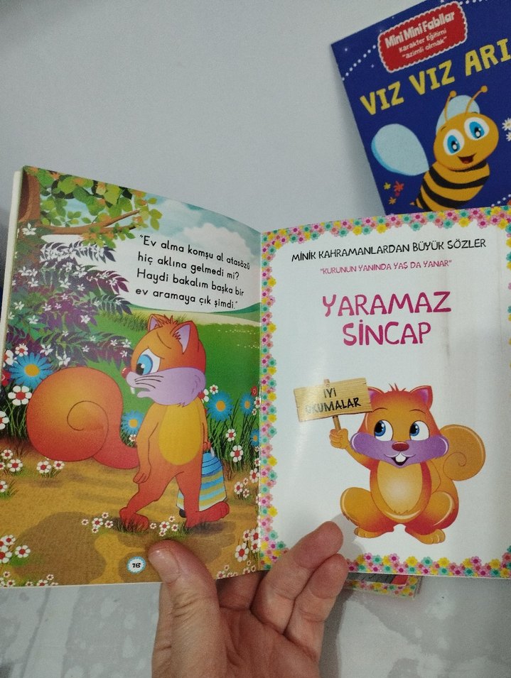 Çocuklar İçin Mini Mini Masallar Seti - Görsel 3