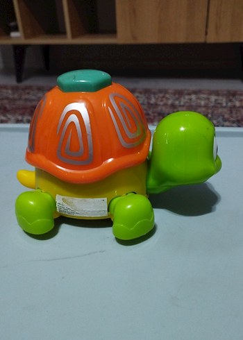 Renkli Turuncu Kaplumbağa Oyuncak Araba - Görsel 4