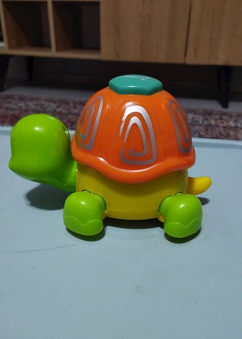 Renkli Turuncu Kaplumbağa Oyuncak Araba - Görsel 2