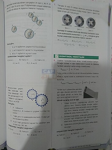  Çap ayt fizik soru bankası