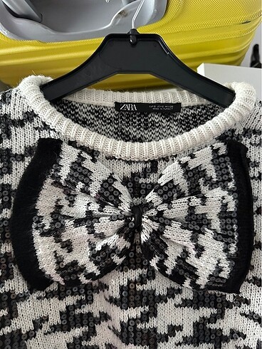 Zara Kazayağı crop kazak