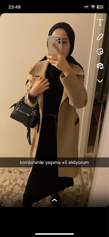 Koton camel koton kadın uzun kaban
