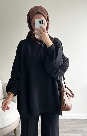 oversize eşofman takımı siyah