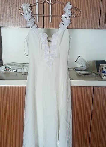 Trendyol & Milla Beyaz nikah elbisesi 