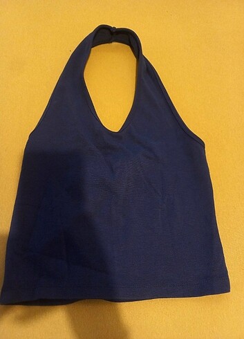 Ambar halter yaka üst
