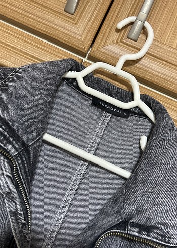 40 Beden Gri Kadın Denim yelek hiç giyilmedi