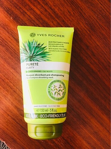 Yağlı saçlar için maske yves Rocher