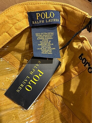  Beden sarı Renk Ralph lauren şapka