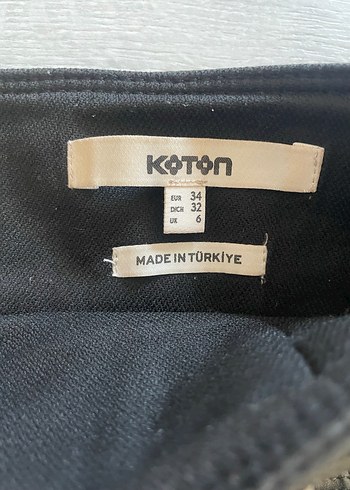 Koton Deri Mini Etek Kemerli - Görsel 6