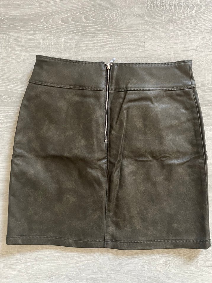 Koton Deri Mini Etek Kemerli - Görsel 4