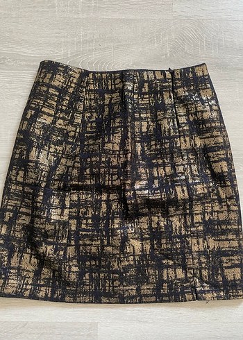 Yüksek Bel Mini Kalem Etek - Görsel 4