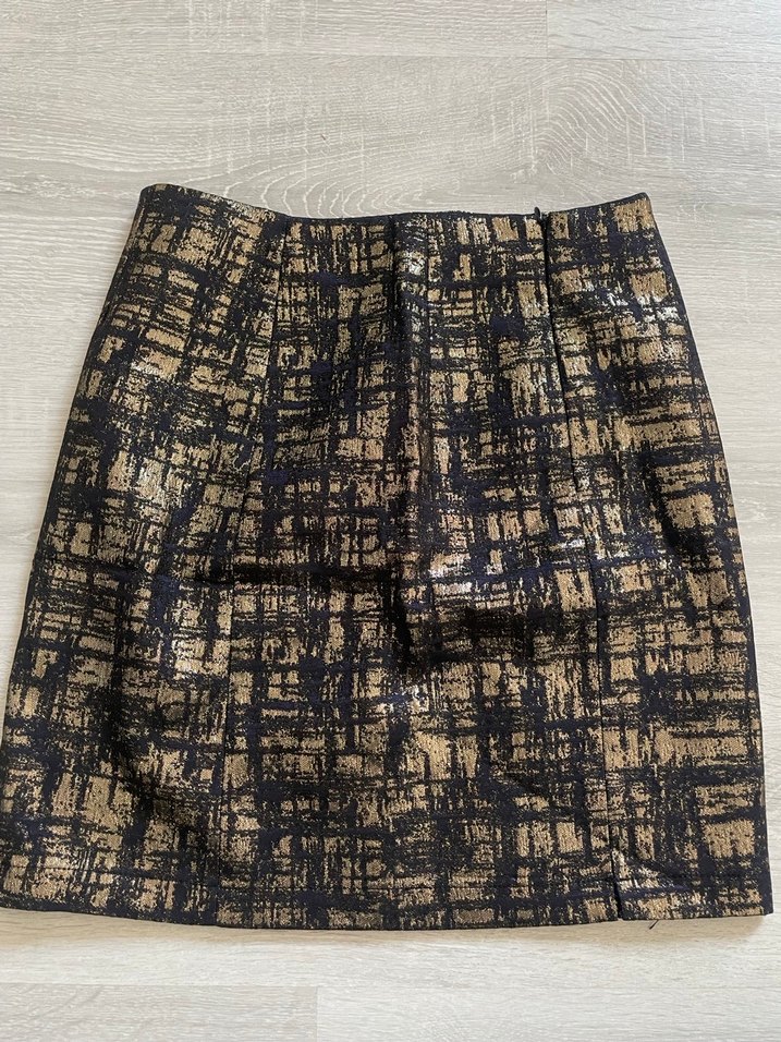 Yüksek Bel Mini Kalem Etek - Görsel 4