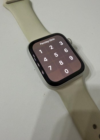 Bej Silikon Kordonlu Akıllı Saat - Görsel 3