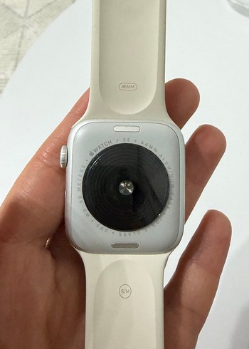 Bej Silikon Kordonlu Akıllı Saat - Görsel 4