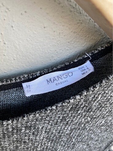 l Beden gri Renk Mango Elbise
