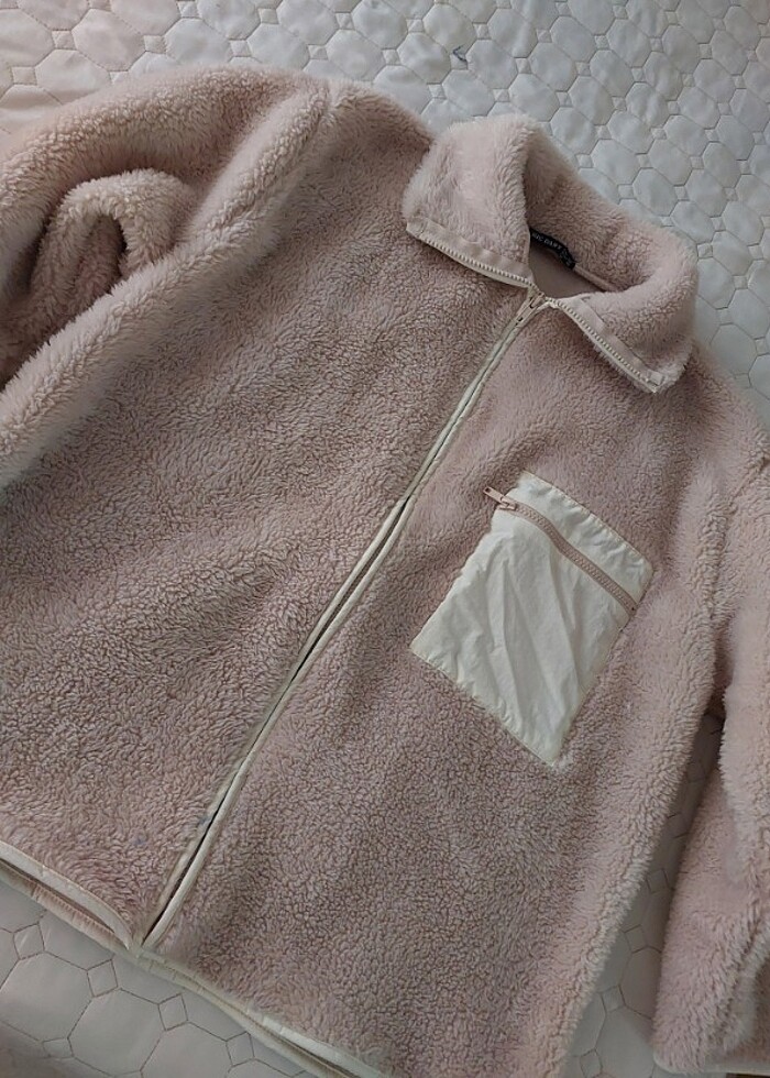  Sıfır pelus hirka - Görsel 4