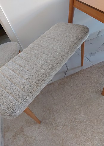 gercek ağaçtan ahşap masa sandalye - Görsel 5