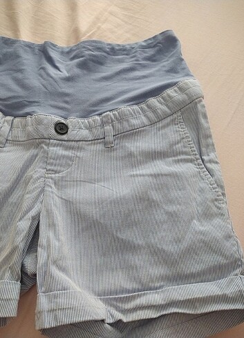 s Beden mavi Renk H&M hamile şortu 