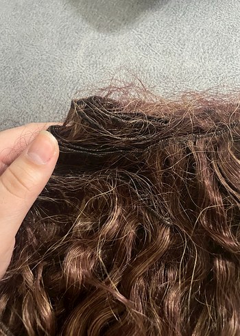 Zara Kahverengi Yünlü Kürklü Bohem Saç kaynak