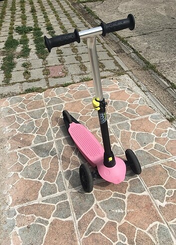  Beden Çocuk Scooter Pembe Renkli