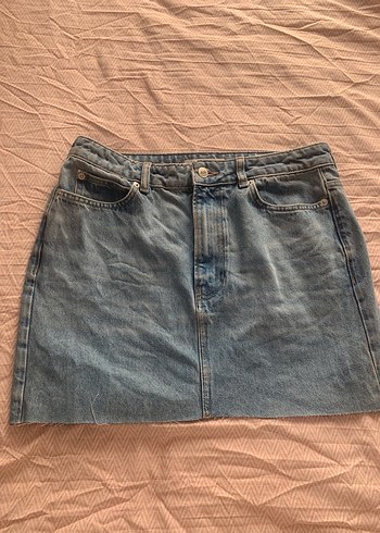 Kadın Denim Midi Etek