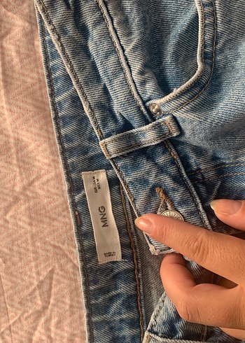 Mango Kadın Denim Midi Etek