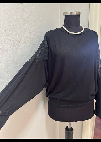Siyah Kadın Bluz - Görsel 2