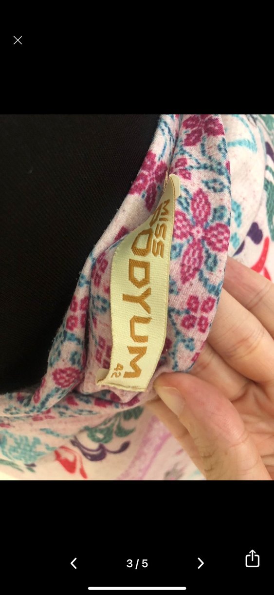 Çiçekli Bohem Uzun Etek - Görsel 3