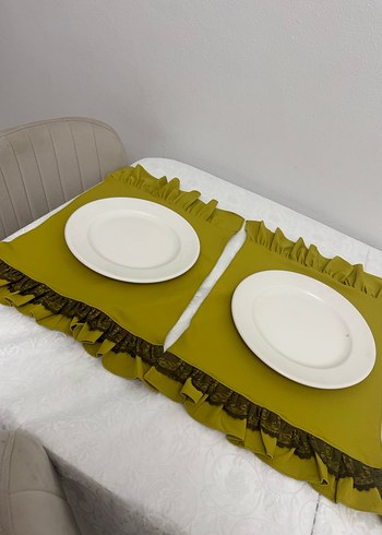 Yağ yeşili Fırın Örtüsü ve Supla - Görsel 4