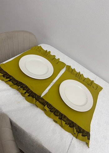 Yağ yeşili Fırın Örtüsü ve Supla - Görsel 3