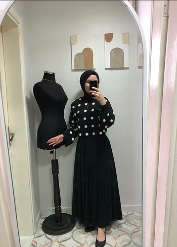 Uzun siyah tül etek - Görsel 3