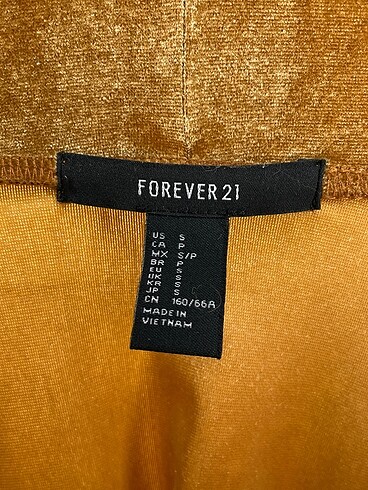 s Beden sarı Renk Forever 21 Mini Etek %70 İndirimli.