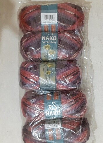 Nako Nakolen Jakar ip paketi açılmamış. Duz örgü yaparak örüleb