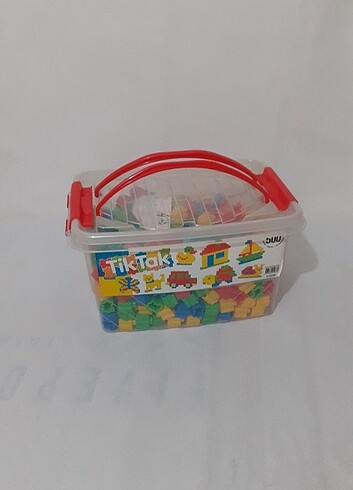 425 parça parça lego yapboz oyuncakları seffaf plastik kutusu il
